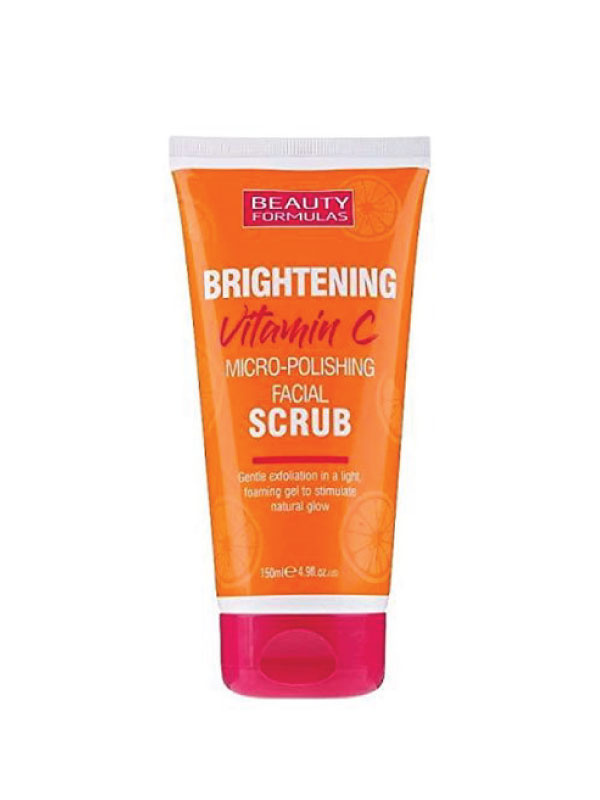 Beauty Formulas Brightening Vitamin C Facial Scrub