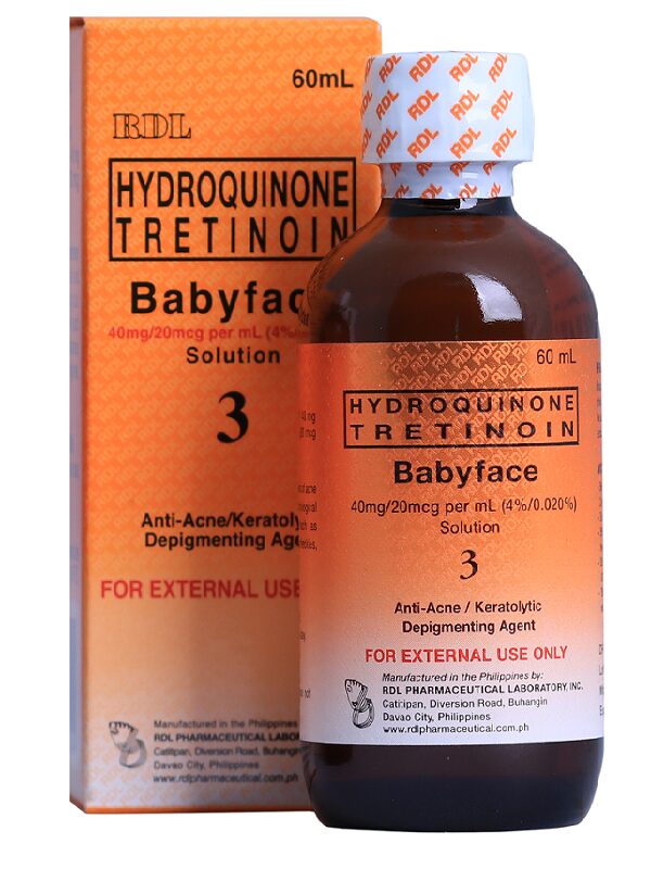 RDL Hydroquinone Tretinoin Baby Face No3