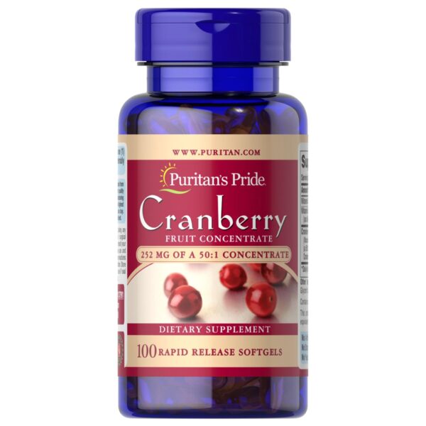 Puritan's Pride Cranberry Softgels 100pcs
