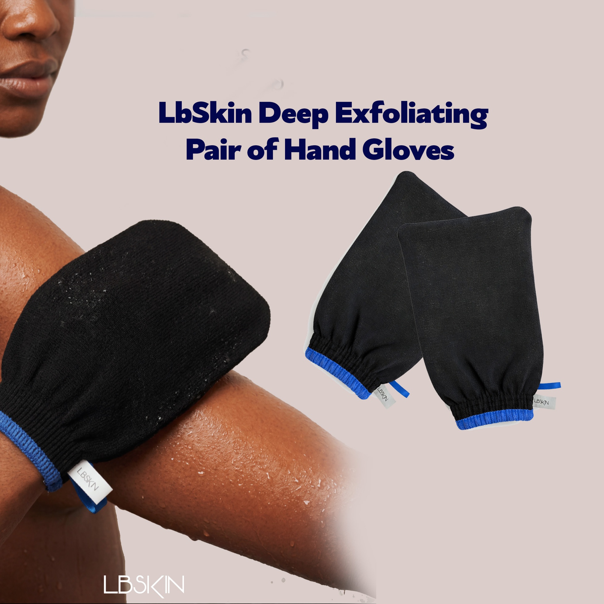 A Pair of LBSKIN Deep Exfoliating Hand Gloves