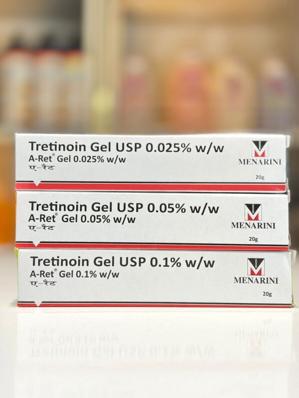 Menarini Tretinoin Tube Gel 0.25 %