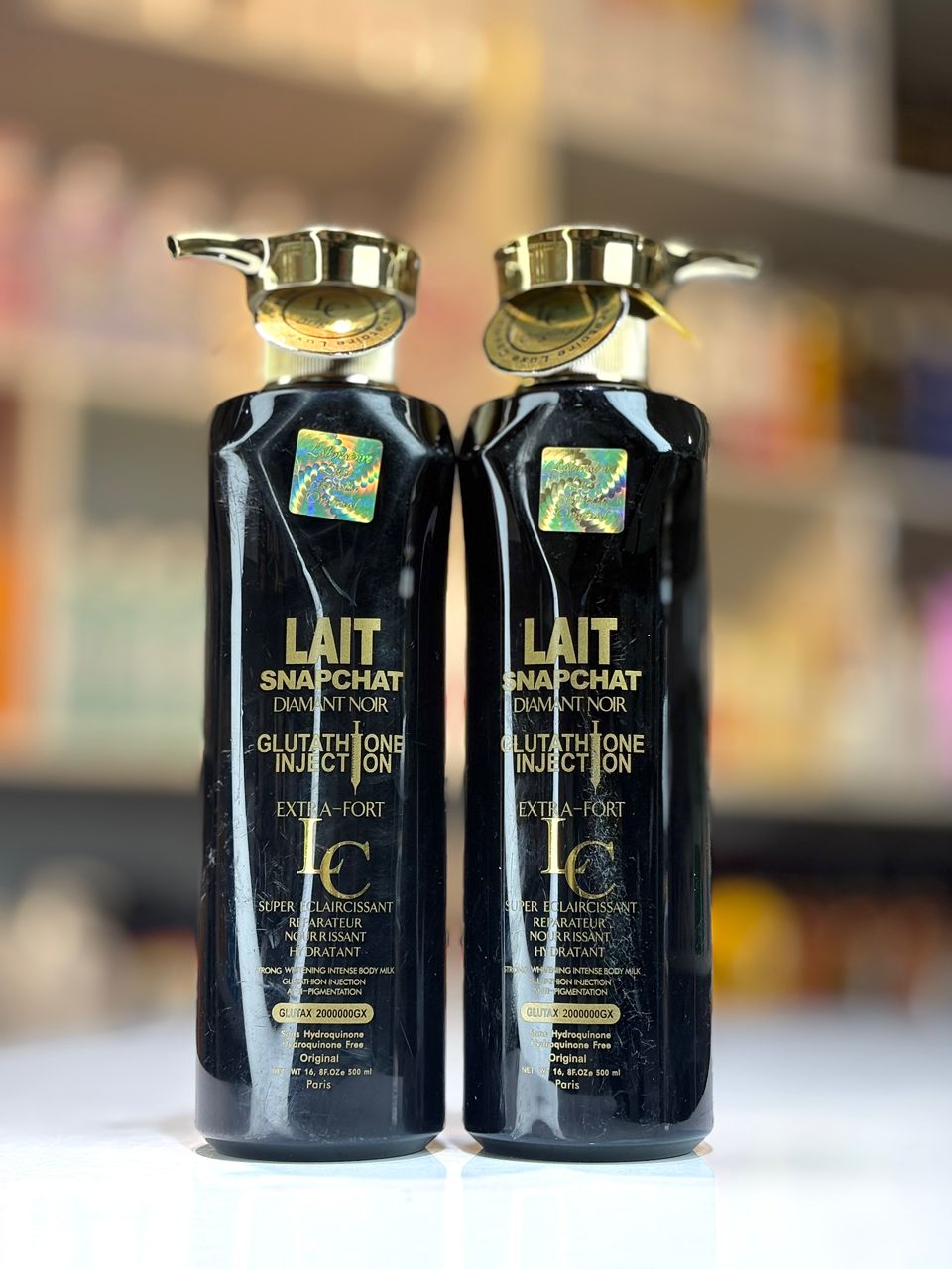 Lait Snapchat Diamant Noir Lotion