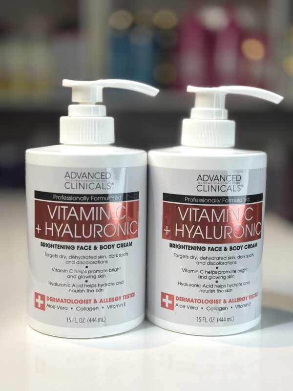 Advanced Clinicals VitaminC + Hyaluronic