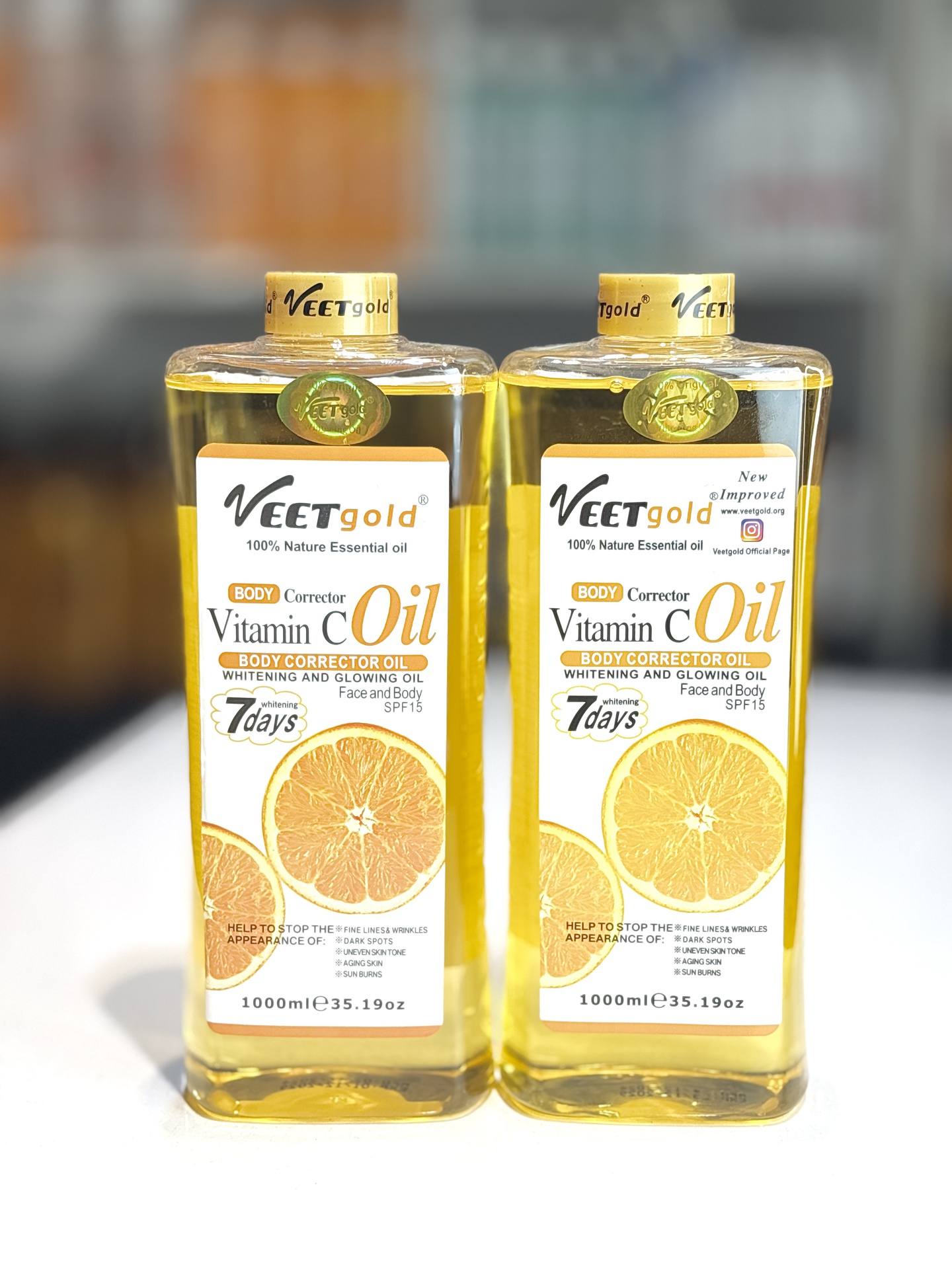 Veet Gold Vitamin C Oil Body Corrector Oil (Wholesale)